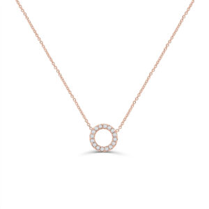 Diamond Eternity Circle Necklace