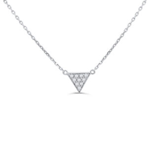 Diamond Triangle Necklace